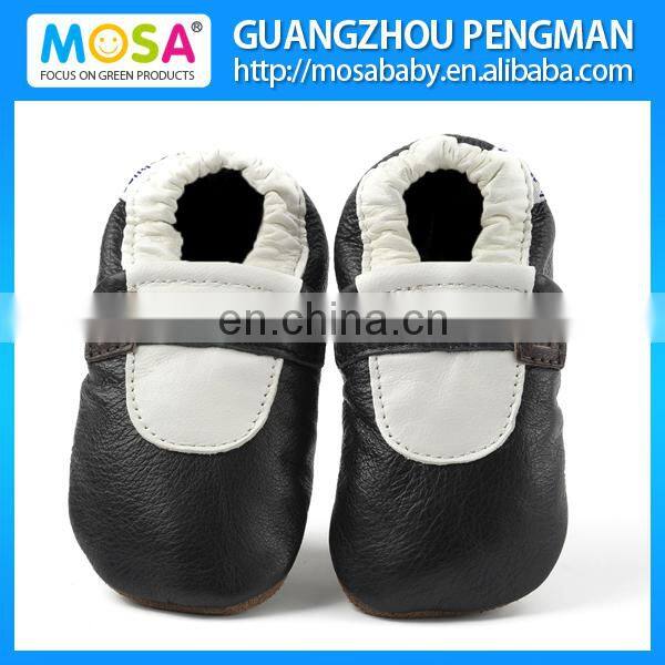 Genuine Leather Soft Sole Girl Infant Brown Shoes Dot Pattern Size 0-4 Years
