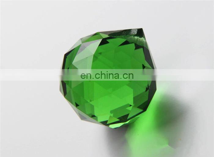 Wholesale 30mm Bright Yellow Crystal Balls for Chandelier Lamp Accessories