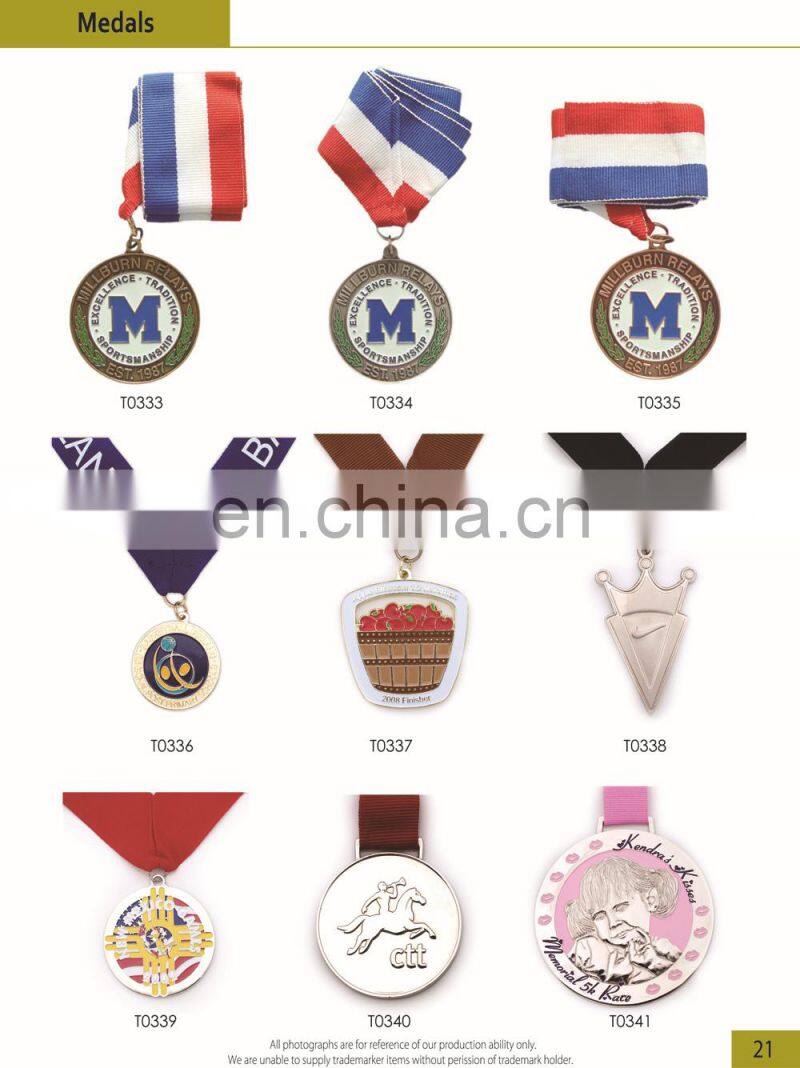 Plating nickel egg-shape enamel award baseball sport metal medals and trophies , Custom race medal with lanyards