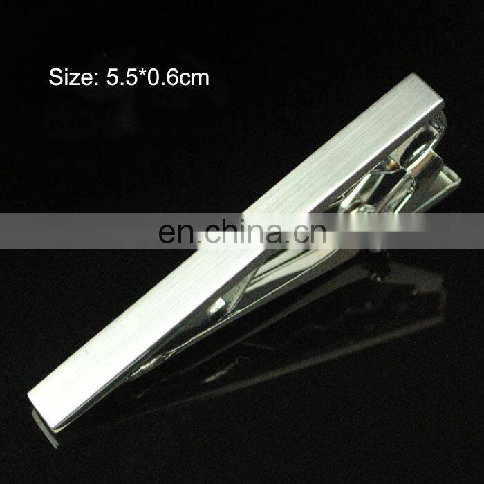 Custom zinc alloy/ brass/ iron material and printing logo tie clip