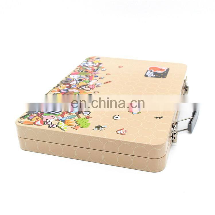 2015 new style mini custom retro tin lunch box for Children