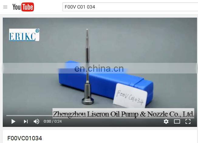 ERIKC FooVC01034 fuel injector valve FooV C01 034 original diesel control valve F00VC01034 For RENAULT injector