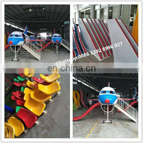 TONGYAO Factory High Quality Fiberglass Airplane Model Outdoor Playground With Slide