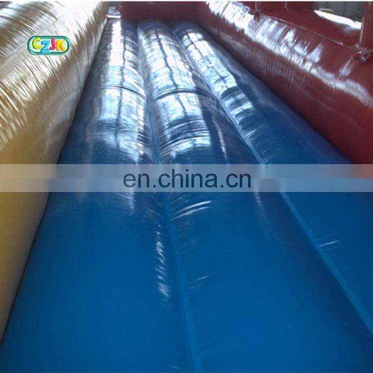 china cheap air big baller wipe out inflatable obstacle course for sale