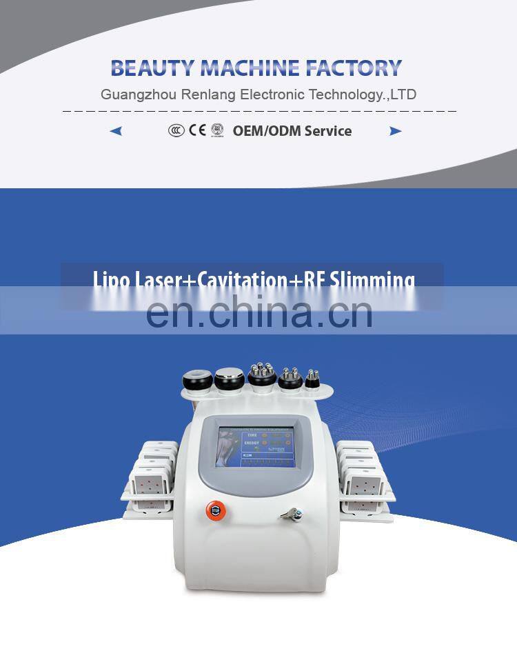 Distributors wholesale RF cavitation vaccum lipolaser slimming machine / lipolaser machines