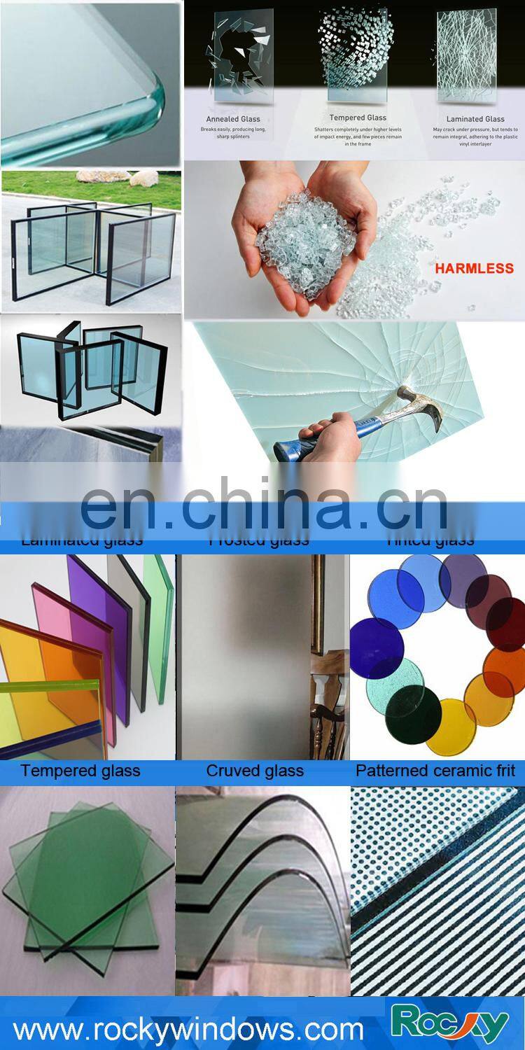 Aluminium joinery fabrication windows and door frame with tempered or laminated glass