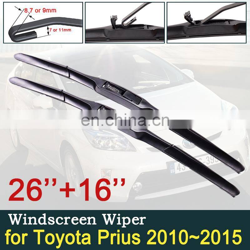 for Toyota Prius XW30 30 zvw30 zvw35 2010~2015 Car Wiper Blade Windscreen Windshield Wipers Car Accessories 2011 2012 2013 2014