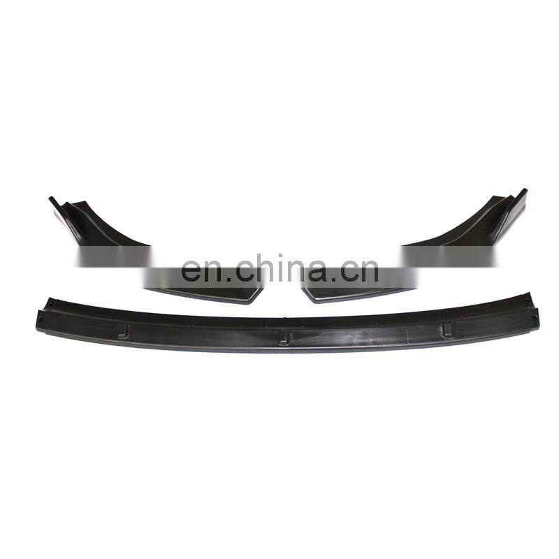 For 2019 Qashqai Front bumper front lip tail Trunk Spoiler Wing Lip rear diffuser 3PCS