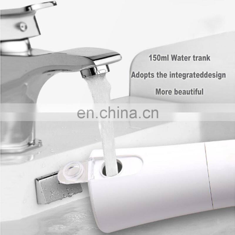 NEW Portable Traveler Handle Cordless Freedom Electric Dental Oral Irrigator 150ml Tooth Water Flosser Soft Waterproof