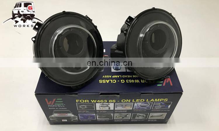 w463 B-style head light for G-class W463 2009-2016year to B-style head light silver and black made in Taiwan