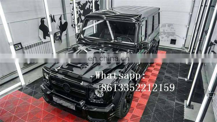 G class W463 FRP material hood cover fit for G-wagon W463 G500 G550 G55 G63 G65 bonnet with B logo