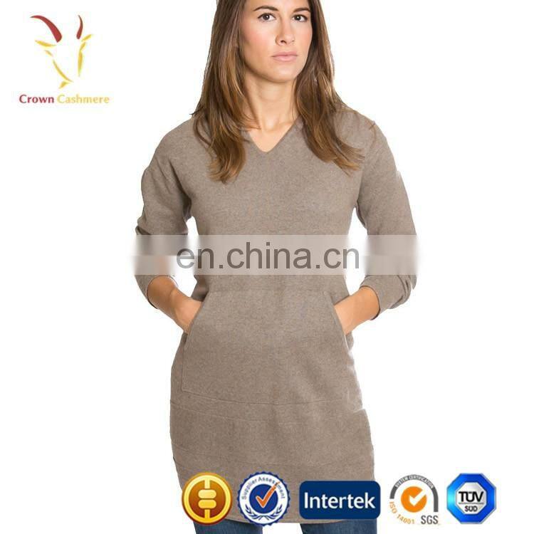 Big Girls Luxury Sweaters Dress Hood