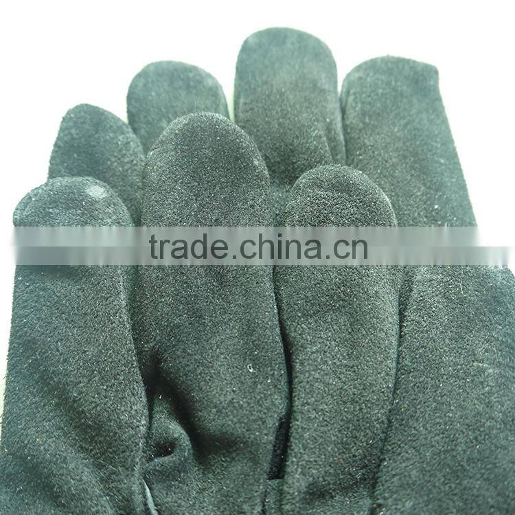 cow split leather working Gloves leather working gloves with full lining