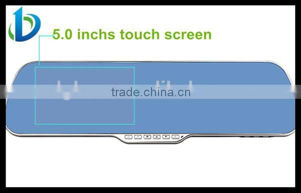 5 inchs screen Android rearview mirror backup camera