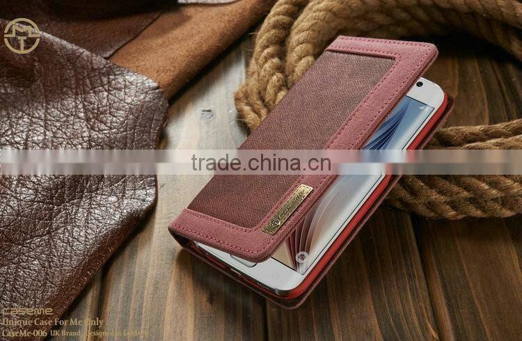 3 Card Slots Wallet Case for Samsung S6, for Samsung Galaxy S6 S7 S7 edge Cover, Accessary Cellphone Case for S6 edge