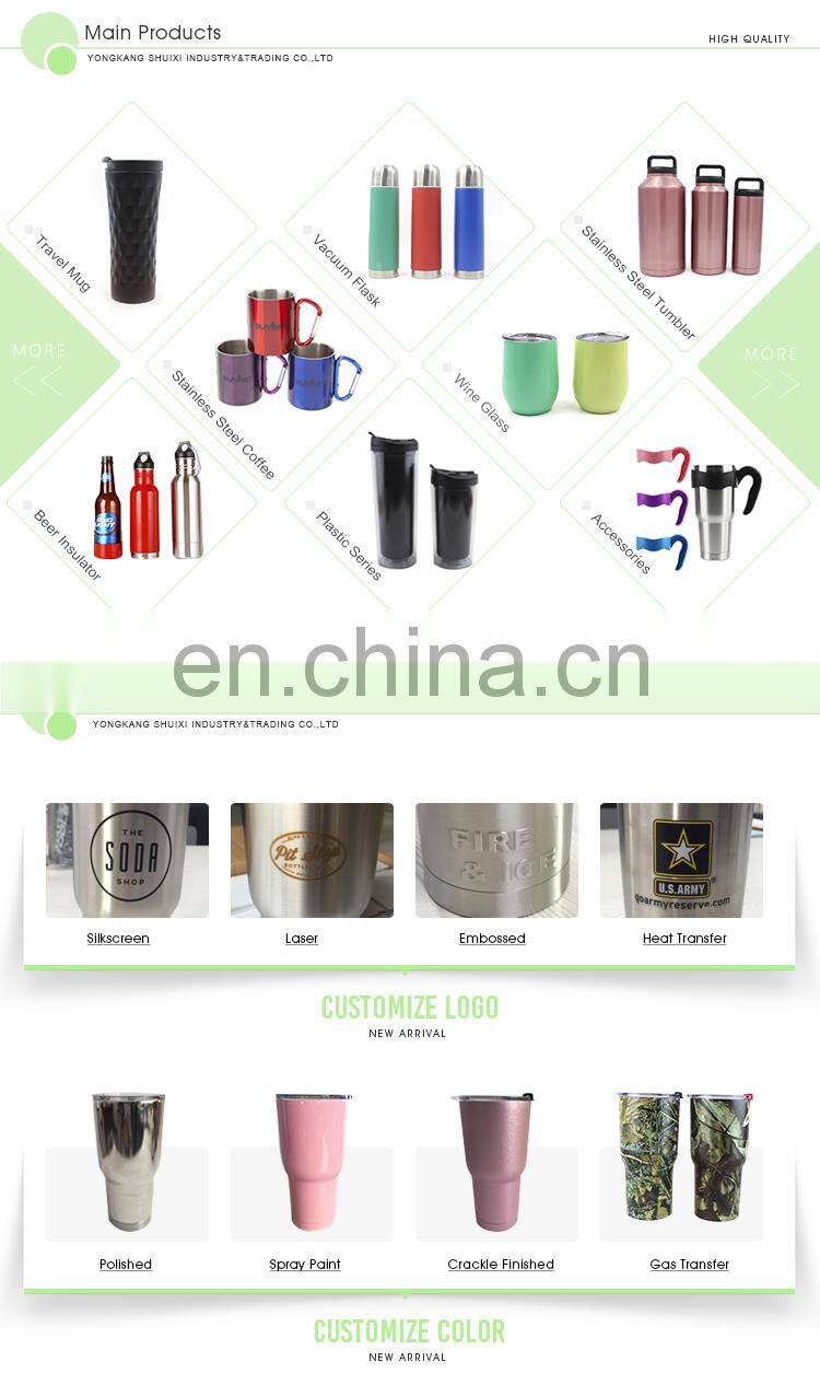 22oz blue Double wall Thermos cup Stainless Steel Vacuum Insulated Tumbler with lid