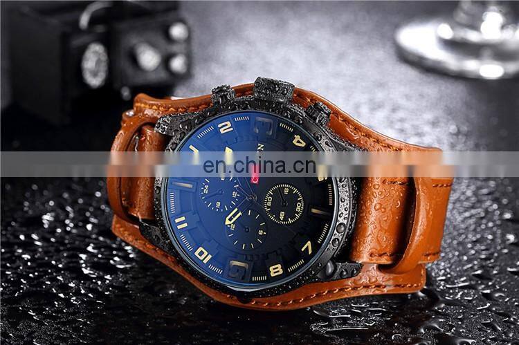 Curren 8225 High Quality Japan Quartz Movement Hand Watch Waterproof Alloy Analog Men's Wrist Watches