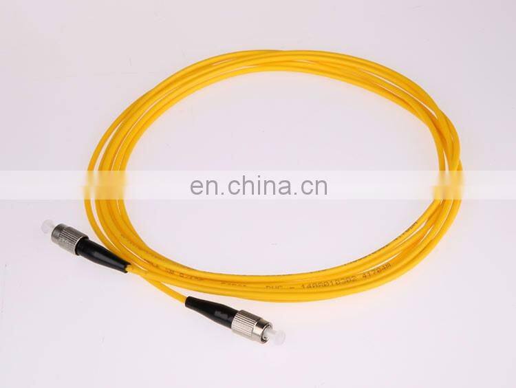FC-FC PC/UPC G652D/G657A single mode telecom fiber optic jumper