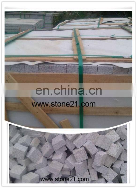 CE certificate china grey granite pavers flamed