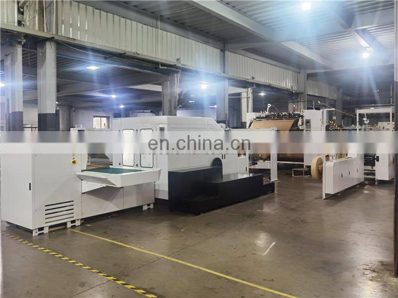 HD330T Fully Automatic Square Bottom Shopping Kraft Paper Bag Making Machine With Twisted Handle Inline price