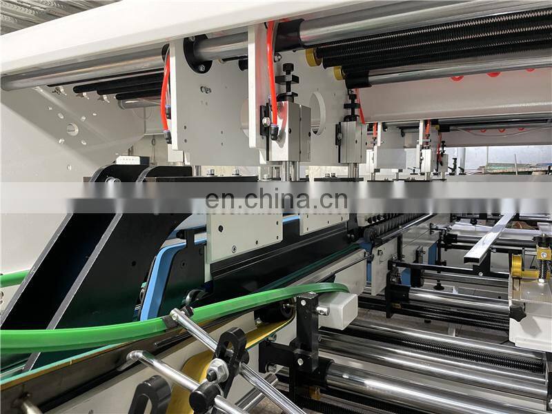UFG1650B2A high speed Automatic french fry cake food delivery 3 5 ply corrugated carton paper box folding & gluing machine