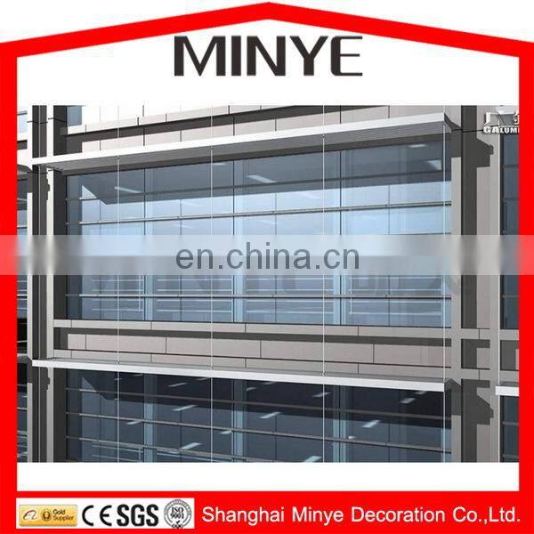 aluminum frame Dual-Layered Glass Facade Environmental Second Skin System