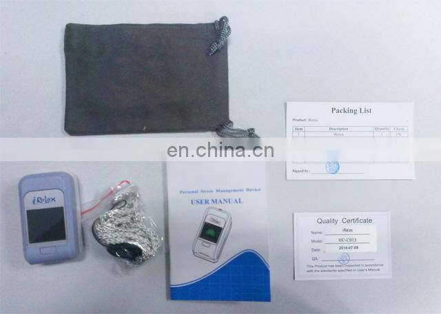 HC-C013 portable Mini operate IRelax homecare Personal Stress Management Device