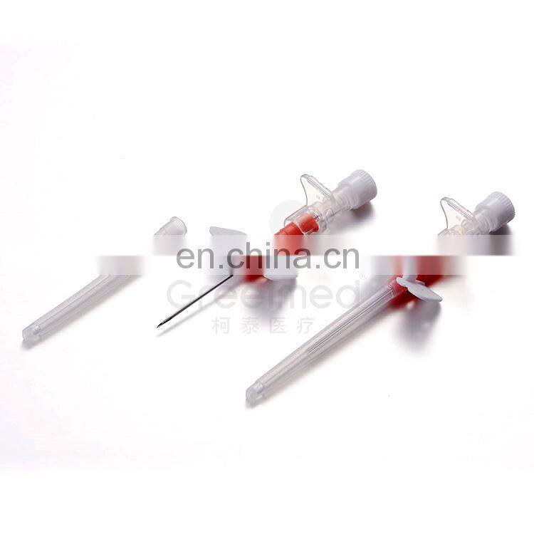 Manufacturer Medical Wings Sizes Color Iv Cannula Parts of Iv Catheter PE Injection & Puncture Instrument China Ce OEM Service