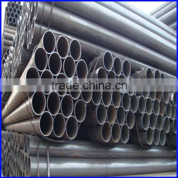 Schedule 40 black welded steel pipe with lowest price and high quality