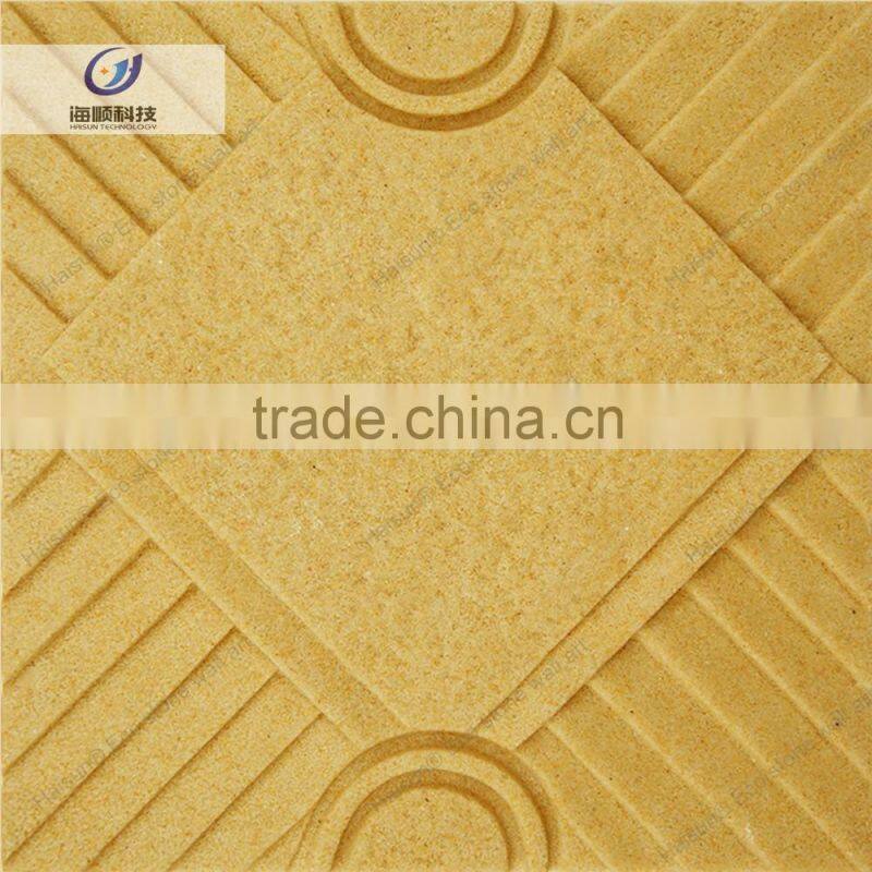 Customized patterns indoor wall cover sculpture decoration with Eco stone