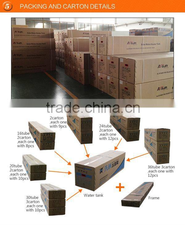 Passive swimming Pool Summer Stainless Steel Solar Heater