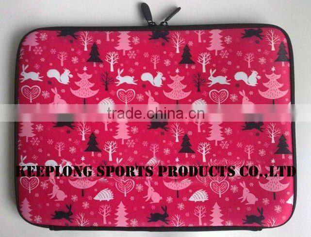 3mm neoprene laptop sleeve with nice printing