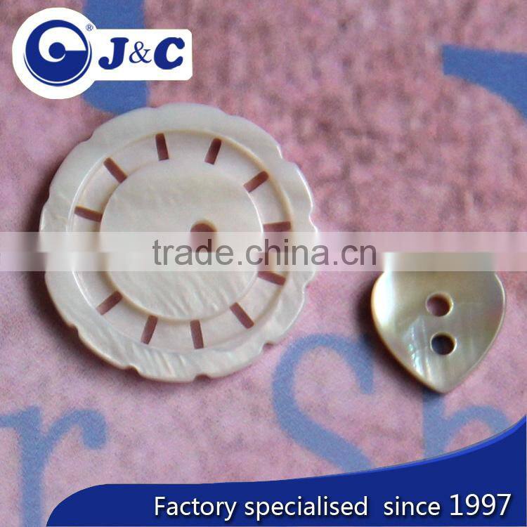 manufacture ornamental river shell buttons