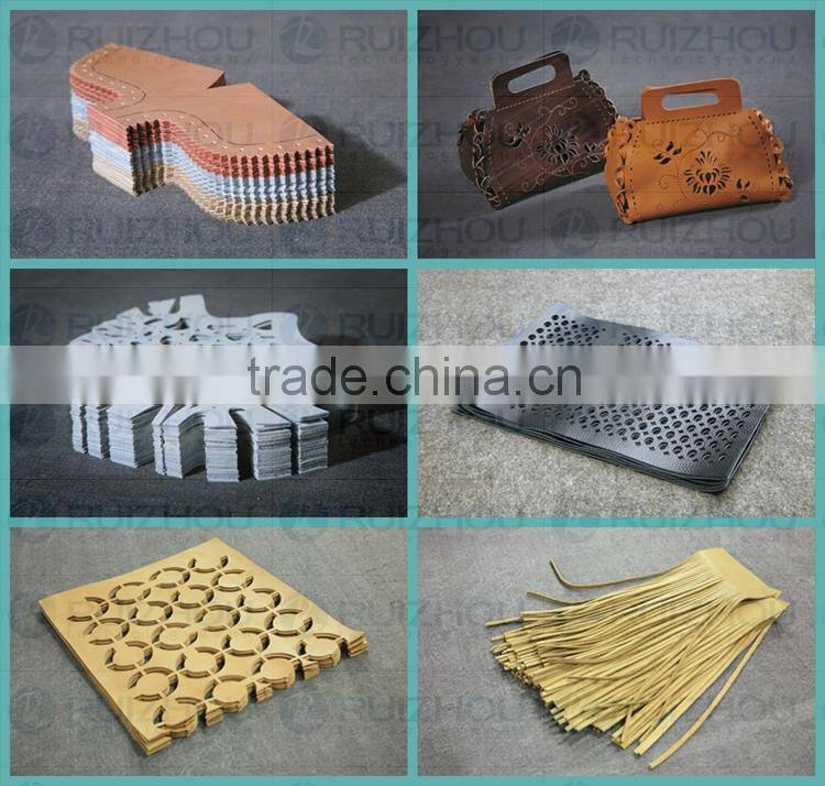 wallet glove key bag phone case producing machine by knife cutting