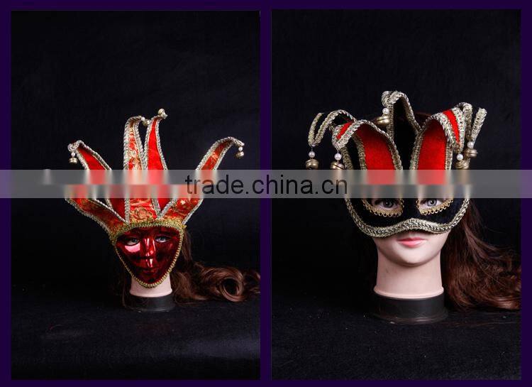 half face blue Plating party masks halloween venetian masquerade mask