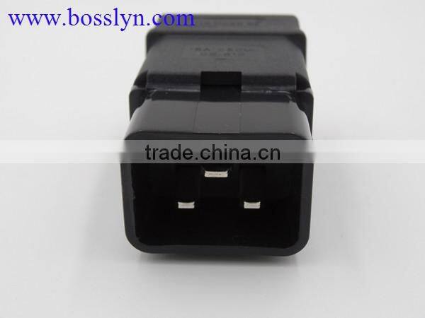 IEC320 C20 Power Cord Connector Plug CE ROHS Approved