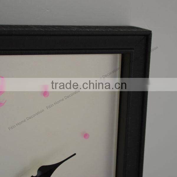 photo frame wooden wall clock square clock