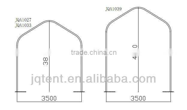 JQA1033 steel frame boat shelter