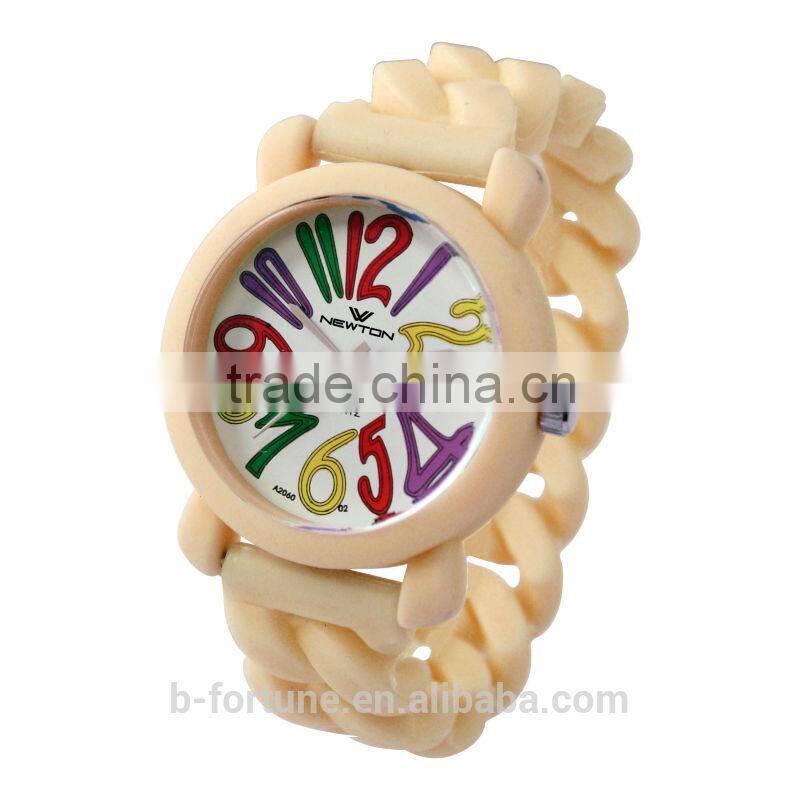 FT1213_LOR light blue Soft color jelly Japan movt quartz silicone strap mini watch