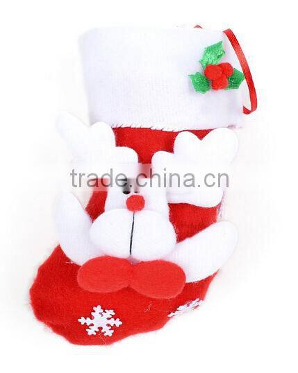 Christmas Santa Mini Socks Candy Bag /Christmas Tree Decoration for Hanging