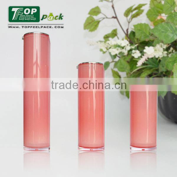 2015 Popular Luxury Acrylic Cosmetic Plastic Bottle with Pump Dispenser