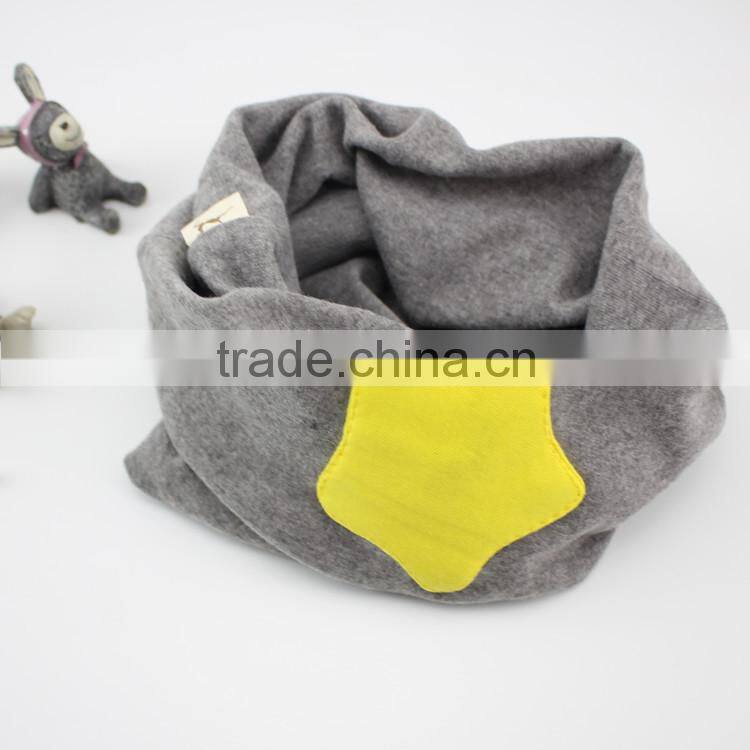Wholesale Autumn Winter Newest Fashion Candy Color Star Pattern Kids Baby Infinity Scarf