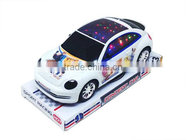 Hot new products for 2015 Use the 3 d lights friction toy car