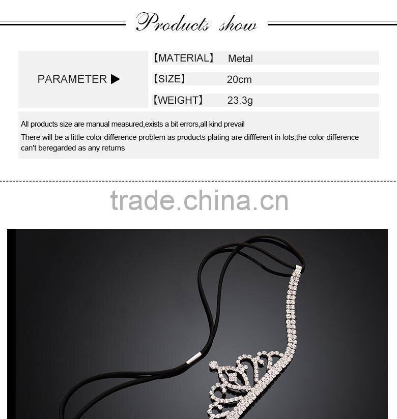 Fashionable Beautiful Girls Xmas Gift Crystal Hair Accessories Crown