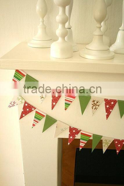 Christmas Special Triangle Paper Bunting Flags and Banners