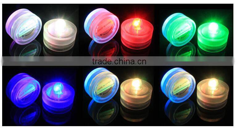 Waterproof LED Candle Wedding Decoration Submersible Floralyte LED Tea Lights Party Decoration LED Floral Light
