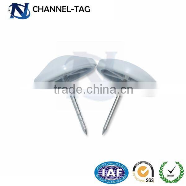 2014 Economy big round plastic pin safety pin eas hard tag pin