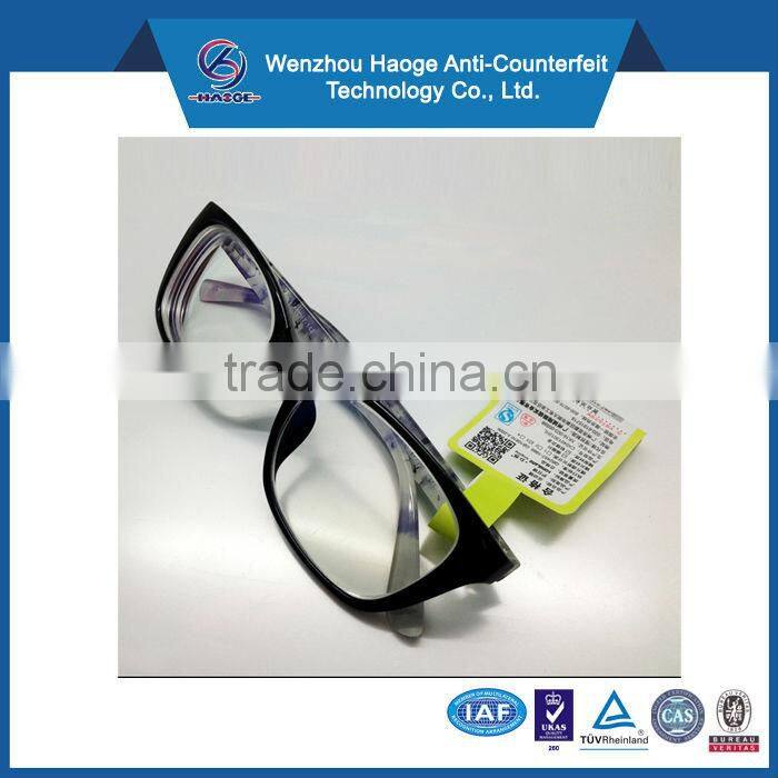 Eyeglasses label ,price tag