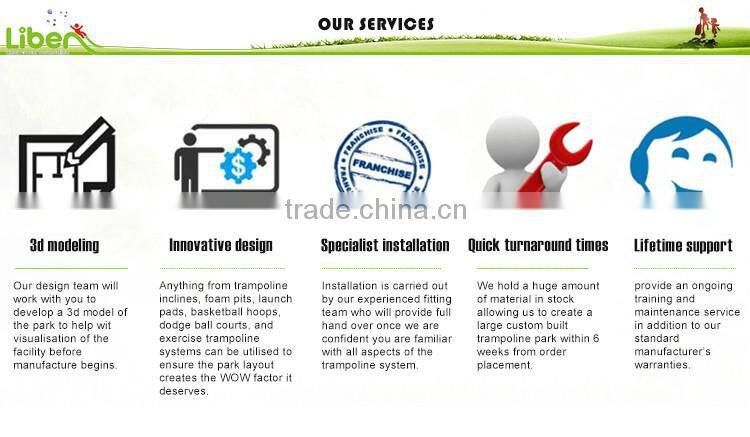 Indoor playground new desgin adult indoor trampoline