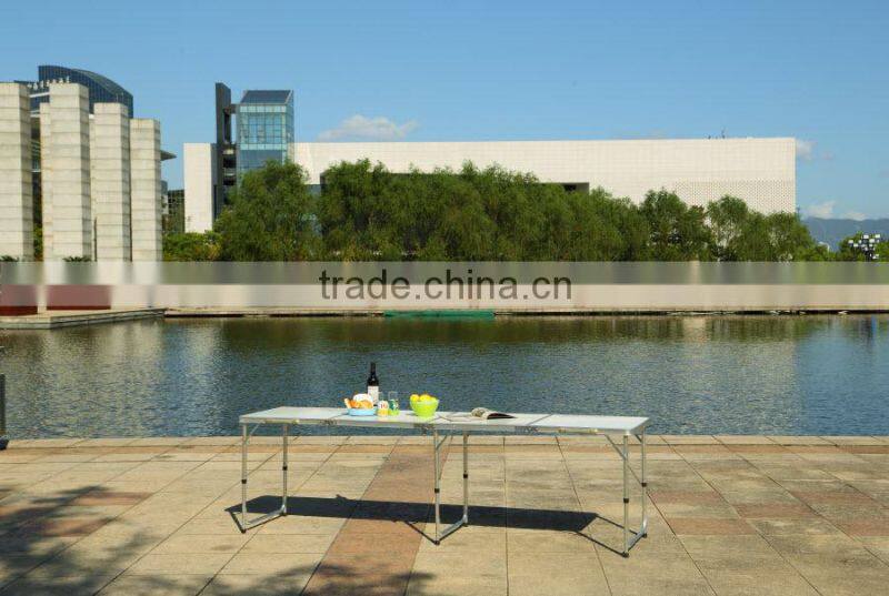 8ft Outdoor aluminum folding table picnic table beer pong table